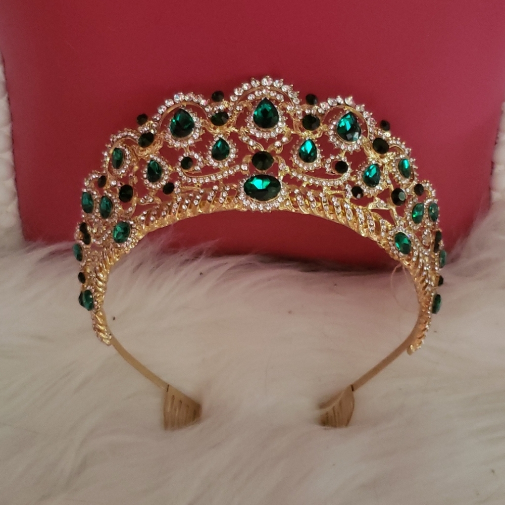 Rhinestone green tierra